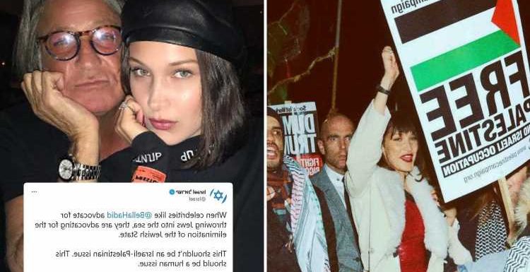 Israel blasts Bella Hadid for 'advocating throwing Jews into the sea' after model's 'anti-Semitic' post to 42m fans