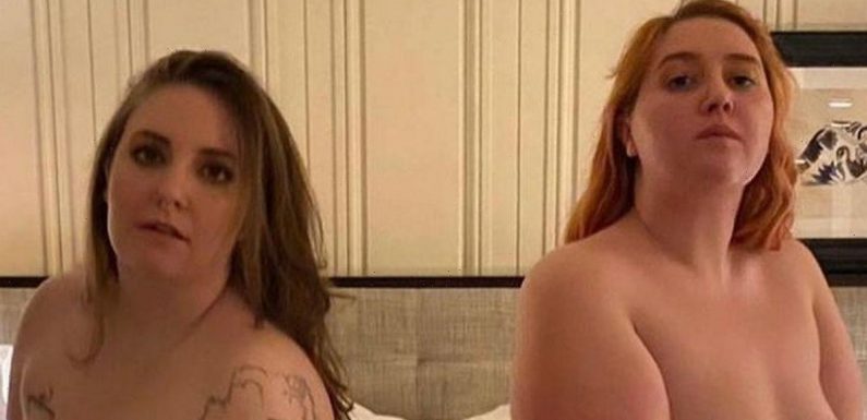 Jonathan Ross’ daughter Honey Ross poses naked with Hollywood star Lena Dunham