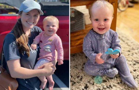 Joy-Anna Duggar shares sweet photo of newborn daughter Evy, 8 months, saying '16 pounds & 14oz of pure joy'
