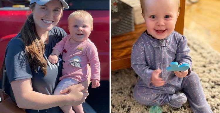 Joy-Anna Duggar shares sweet photo of newborn daughter Evy, 8 months, saying '16 pounds & 14oz of pure joy'