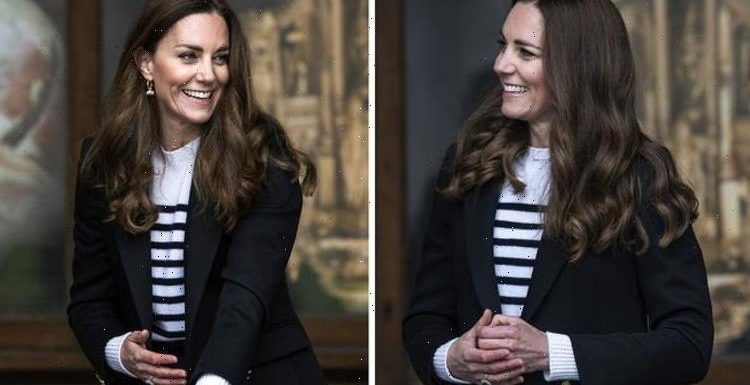 Kate Middleton switches Barbour for £549 blazer for visit to St Andrews – ‘so trendy’