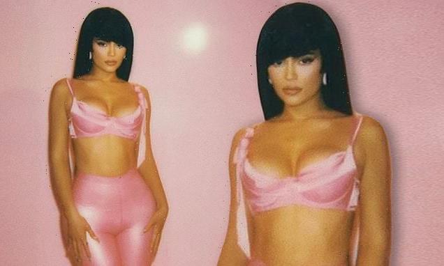 Kylie Jenner poses in pink as she teases 'something is coming'