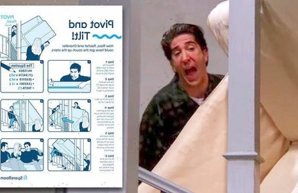 Math shows how Ross could've moved the sofa upstairs in Friends scene