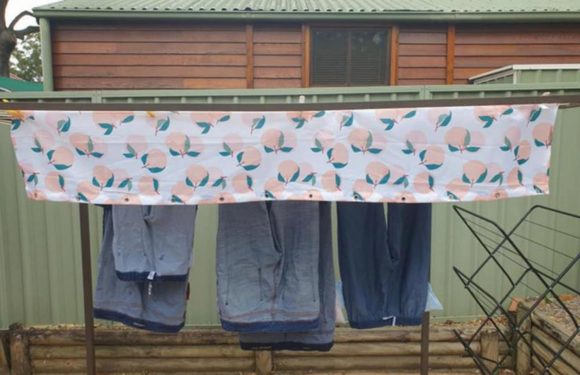 Mum's clever washing line hack will help your clothes dry outside in the rain & it's ideal if you don't have a dryer