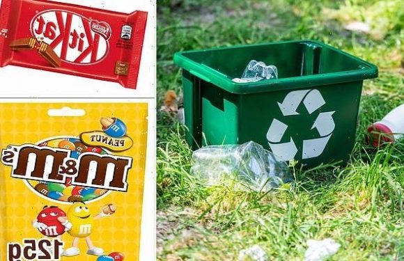 Packaging of popular branded products is less recyclable in the UK
