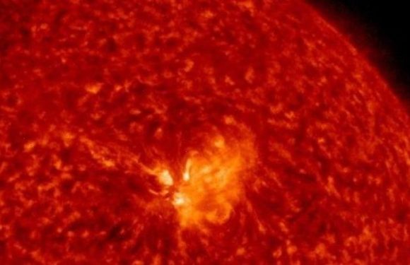 Sunspot releases ‘flurry’ of solar flares which could down radio on Earth