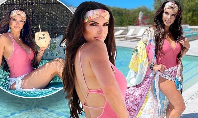 Teresa Giudice sizzles in a swimsuit during Housewives All Stars
