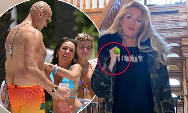 Tyson Fury's pregnant wife Paris covers her ring finger with an emoji