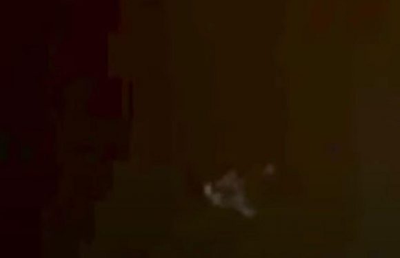 UFO hunter spots ‘transparent flying boat’ gliding through clouds in night sky