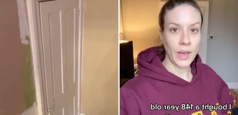 Woman freaks out after finding spooky secret door in her room – and it’s hiding a whole STAIRCASE