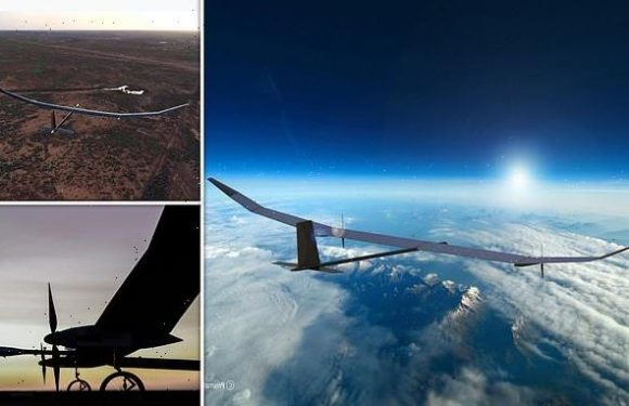 British-built solar powered drone can fly at 70,000ft for a YEAR