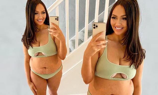 Charlotte Dawson proudly displays her postpartum figure in lingerie