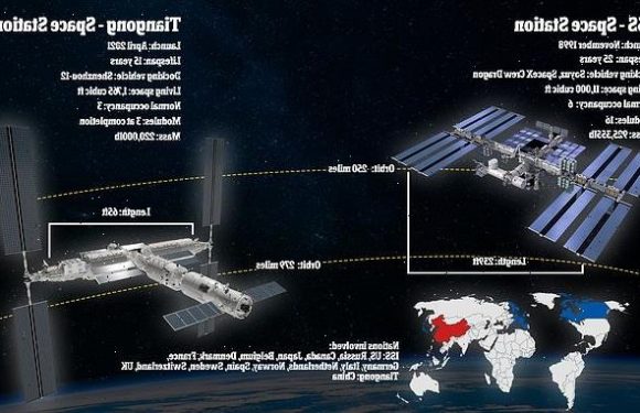 Chinese astronauts settle in to the Tiangong space station