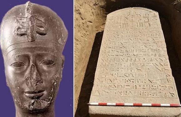 Farmer finds 2,600-year-old tablet from pharaoh strangled by subjects