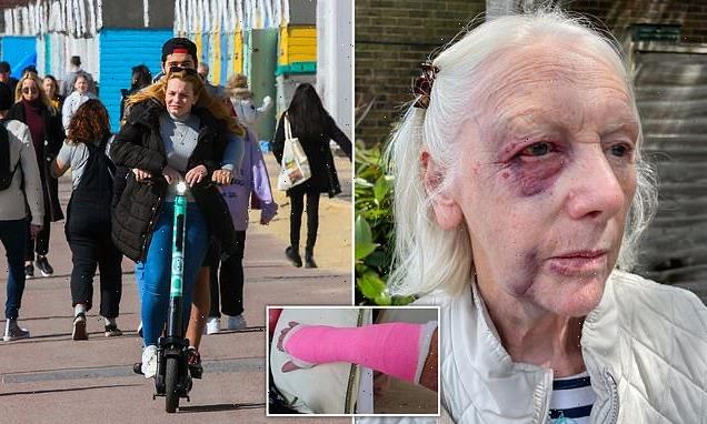 Gran, 74, falls off Beryl hire e-scooter in Bournemouth