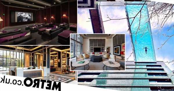 Inside £1.2million two-bedroom flat on sale that has access to the Sky Pool