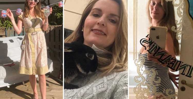 Inside Holby City star Debra Stephenson's countryside home with huge kitchen and house rabbit