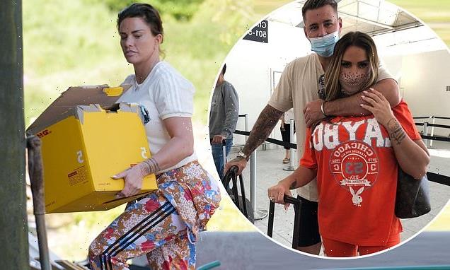 Katie Price moves back into 'mucky mansion' before going on holiday