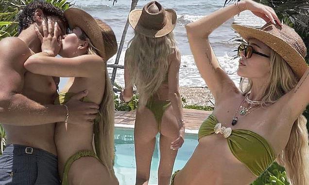 Lisa Rinna's daughter Delilah Hamlin poses in a bikini