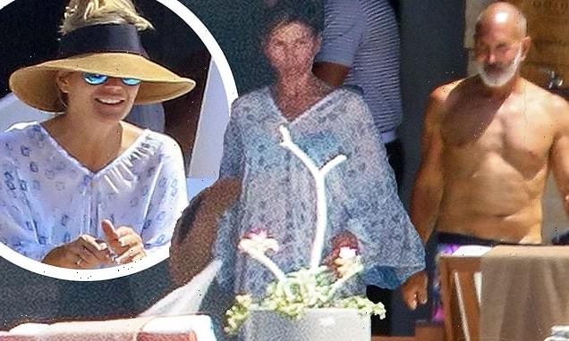 Lori Loughlin and Mossimo Giannulli are pictured in Cabo