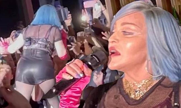 Madonna flashes her bare breasts during surprise Pride performance