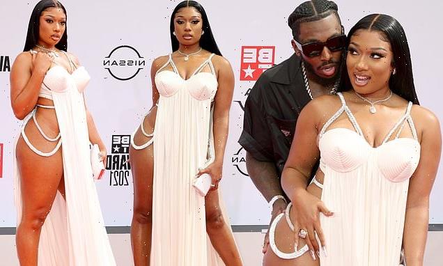 Megan Thee Stallion and Pardison Fontaine pack on PDA at BET Awards