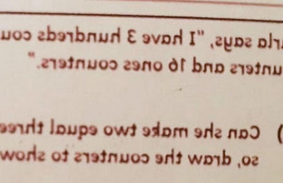 Mum stumped by seven-year-old’s maths homework – and even professor is baffled