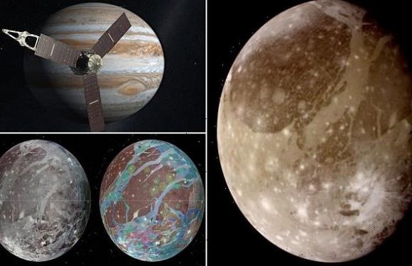 NASA's Juno spacecraft will fly within 645 miles of Ganymede on Monday