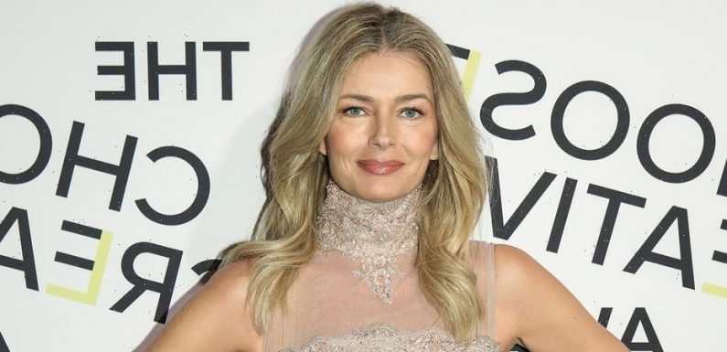 Paulina Porizkova pulls out iconic gold string bikini for vacation ‘with someone special’