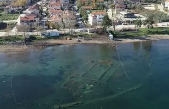 Ruins of ‘magnificent’ ancient church emerge from under water thanks to lockdown