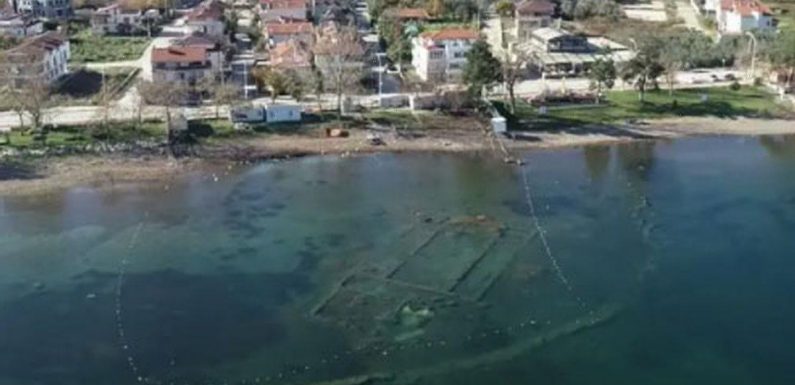 Ruins of ‘magnificent’ ancient church emerge from under water thanks to lockdown