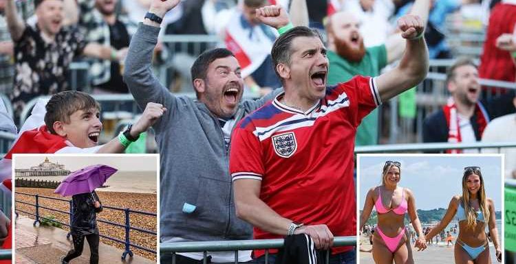 UK Weather forecast: Britain to bask in 28C heatwave for Euros next week after thunderstorms spark weekend washout
