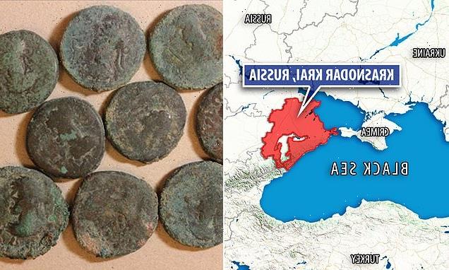 1,400 year-old copper coins found at Phanagoria in Russia