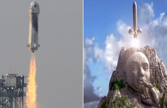 Austin Powers starts trending as Twitter mocks Jeff Bezos’ ‘penis-shaped rocket’