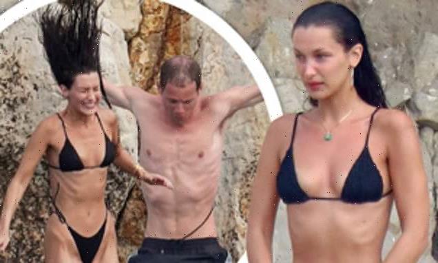 Bella Hadid sizzles in a bikini with her new boyfriend Marc Kalman