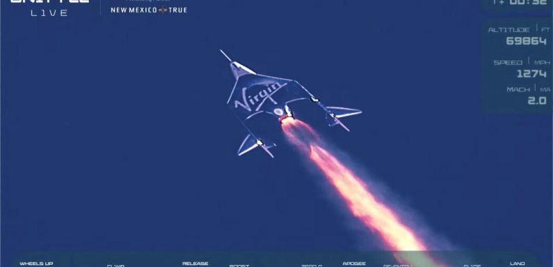 Branson Completes Virgin Galactic Flight, Aiming to Open Up Space Tourism