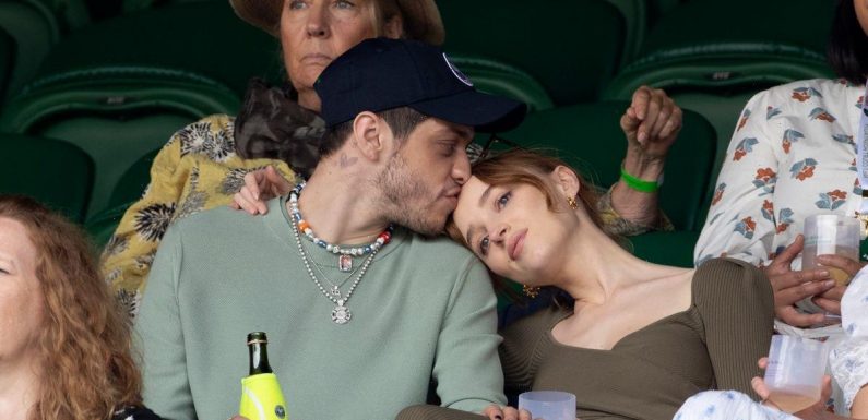 Bridgerton star Phoebe Dynevor cosies up to beau Pete Davidson at Wimbledon