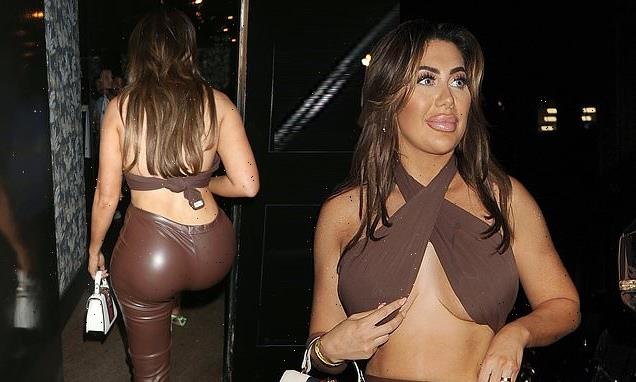 Chloe Ferry heads to her hotel after raucous night watching Dreamboys