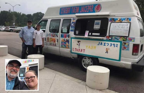 Dad buys an ice-cream truck to make sure his two grown-up children with Down Syndrome will have jobs