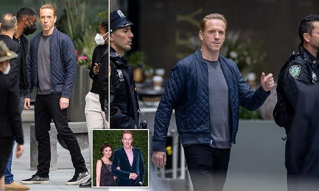 Damian Lewis returns to work four months after Helen McCrory's death