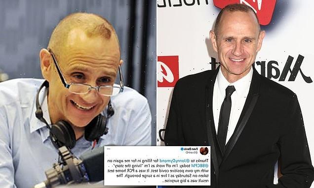 Evan Davis reveals he tested positive for Covid despite double jab