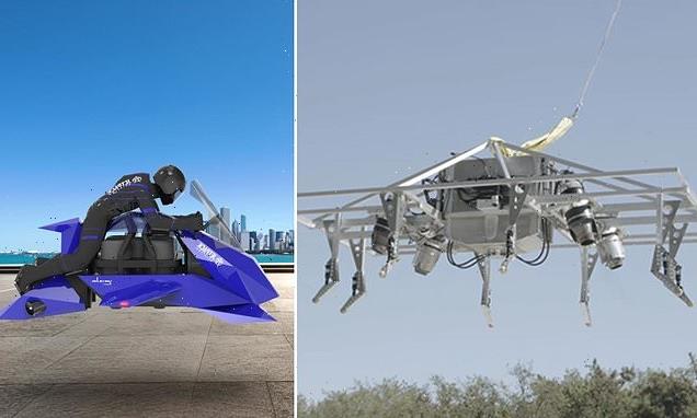 Flying motorcycle that can reach 300mph completes first flight test