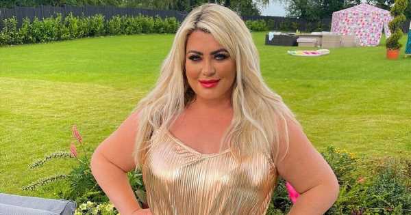 Gemma Collins oozes glamour as she dazzles in gold playsuit in Euro 2020 snap