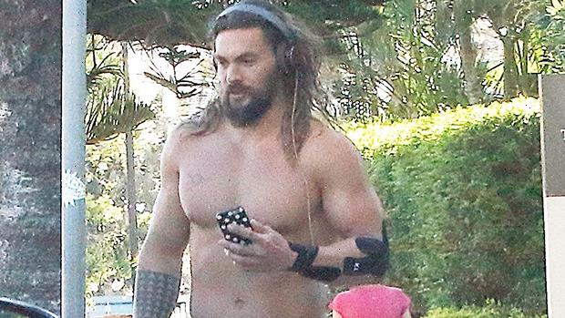 Jason Momoa, 41, Takes Off His Shirt & Covers Himself In Hand Sanitizer & Tuna For ‘Sexy’ Challenge