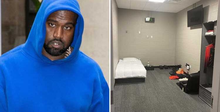 Kanye West 'hired private chef to cook for him' while he LIVES in Atlanta Mercedes Benz stadium finishing up Donda album