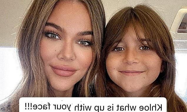 Khloe Kardashian looks unrecognizable as she poses with niece Penelope