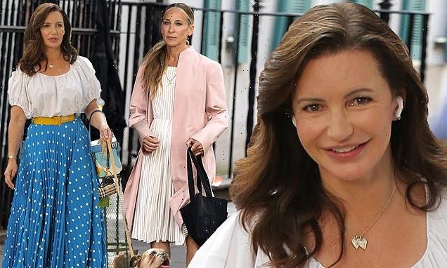 Kristin Davis, 56, looks VERY youthful on Sex And The City set