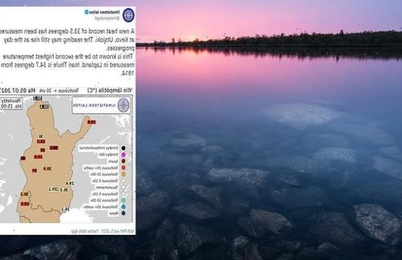 Lapland records its hottest day since 1914