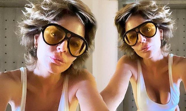 Lisa Rinna shows off her figure in a white swimsuit: 'This is 58'