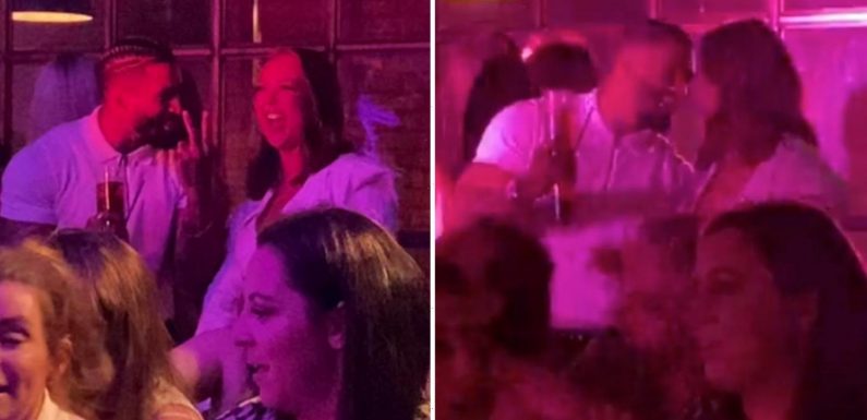 Love Island's Michael Griffiths spotted looking close with dumped Sharon Gaffka at lap dancing club
